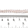 Electroplate Transparent Glass Beads Strands EGLA-A035-T4mm-L20-4