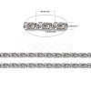 Tarnish Resistant 304 Stainless Steel Lumachina Chains CHS-R009-14-2