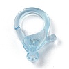 Transparent Plastic Lobster CLaw Clasps LS-KY-H005-A02-3