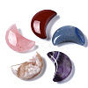 Moon Shape Natural & Synthetic Mixed Gemstone Healing Crystal Pocket Palm Stones G-T132-001M-1-2