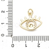 Brass Micro Pave Cubic Zirconia Pendants LS-KK-H255-02A-G03-3
