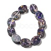 Dyed Natural Imperial Jasper with Resin Beads Strands G-G083-A02-01-2