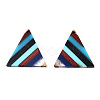 Resin & Walnut Wood Pendants RESI-N039-14-2