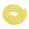 Electroplate Glass Beads Strands EGLA-A034-T8mm-B21-2