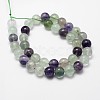 Natural Fluorite Bead Strands X-G-D840-56-8mm-AB-2