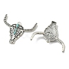 Bohemian Synthetic Turquoise Cattle Pendants FIND-Z112-01AS-3