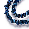 Electroplate Glass Beads Strands GLAA-N024-4mm-02-3