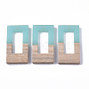 Resin & Walnut Wood Pendants RESI-S358-26-2