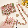 4.6~5Yards Flower Polyester Trim Ribbon OCOR-PH0001-97F-3
