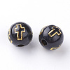 Plating Acrylic Beads PACR-Q113-13-2