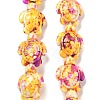 Synthetic Turquoise Dyed Beads Strands G-P507-05J-1