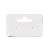 Rectangle Paper One Pair Earring Display Cards with Hanging Hole CDIS-C004-04D-2