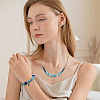 60Pcs Synthetic Turquoise Beads TURQ-PH0001-14B-5