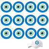 12Pcs Evil Eye Iron on/Sew On Patches PATC-FG0001-87-1