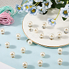 20Pcs ABS Plastic Pearl No Sewing Buttons BUTT-CY0001-22B-3
