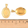 316 Stainless Steel Locket Pendants STAS-K321-07G-3