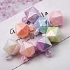UV Plating Rainbow Iridescent Acrylic Pendants PW-WG75274-01-1