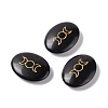 Natural Obsidian Healing Massage Palm Stones G-E579-03D-3