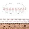 Iron & ABS Plastic Imitation Pearl Tennis Chains CH-Q006-01A-10-3