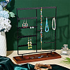 Iron Jewelry Set Display Stands EDIS-WH0029-23-5