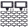25Pcs Rectangle Zinc Alloy Label Frame Card Holder AJEW-FH0008-75C-1