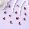 20Pcs 201 Stainless Steel Rhinestone Charms STAS-YW0002-02B-6