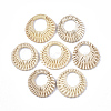 Handmade Reed Cane/Rattan Woven Pendants WOVE-T006-060B-1