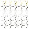 60Pcs 6 Colors Brass French Earring Hooks KK-TADJ0001-10-1