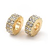 Rack Plating Alloy Rhinestone European Beads PALLOY-P289-29LG-3