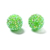 Acrylic Rhinestone Ball Beads OACR-A035-01K-2