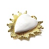 Brass Enamel Pendants KK-B136-08G-02-2
