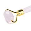 Cherry Quartz Glass Brass Face Massager MRMJ-G008-02G-3