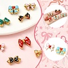 10Pcs 10 Styles 304 Stainless Steel Enamel Beads STAS-YW0003-65-2