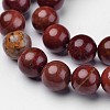 Natural Red Jasper Beads Strands G-D809-15-8mm-3