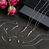 36Pcs 3 Styles Transparent Glass Bottle Pendants GLAA-SC0002-37-4
