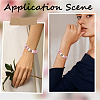 120Pcs Resin European Beads RPDL-SP0001-02-4