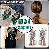 140Pcs 7 Styles Sew on Glass Rhinestone RGLA-ME0001-02-4