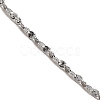 Non-Tarnish 10Pcs 304 Stainless Steel Serpentine Chain Necklaces Set NJEW-K254-01P-2