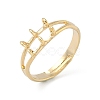 Adjustable Brass Finger Ring Trays for Hanging Pendant KK-K414-03C-G-1
