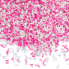 Valentine's Day Lip Handmade Polymer Clay Sprinkles Mix CLAY-SC0001-97A-1