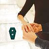 Halloween Theme Coffin Shaped Velvet Finger Ring Boxes VBOX-WH0015-01B-7