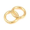 Brass Closed Jump Rings KK-D257-01G-03-2