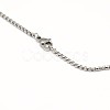 Non-Tarnish 304 Stainless Steel Venetian Chain Necklace MAK-G004-06P-3