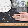 DIY Eye of Ra/Re Dangle Earring Making Kits DIY-SC0019-68-6