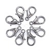 Zinc Alloy Lobster Claw Clasps E102-B-1