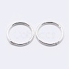 925 Sterling Silver Soldered Closed Jump Rings STER-F036-03S-1x9-2