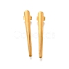 304 Stainless Steel Stud Earrings Findings STAS-D310-09G-02-2