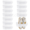 6Pcss Plastic Slipper Racks for Bathroom ODIS-WH0030-331B-1