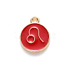 Alloy Enamel Pendants LS-ENAM-S124-01B-07G-2