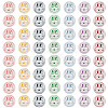 200Pcs 2-Hole Resin Buttons BUTT-TA0001-60A-2